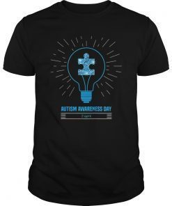 Light It Up Blue Autism Awareness Day 2019 Shirt