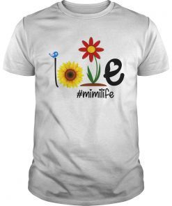 Love Mimi Life #mimilife Heart Sunflower T-Shirt