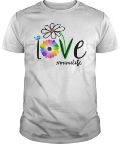 Love Mimi Life #mimilife Heart Sunflower TShirt