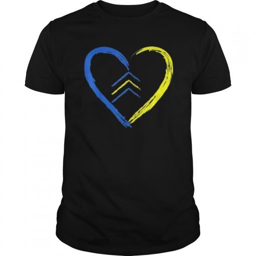 Love World Down Syndrome Awareness Day Love 3 Arrows Shirt