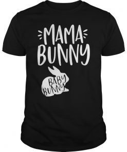 Mama Bunny Baby Bunny Gift For Kids Woman T-Shirt
