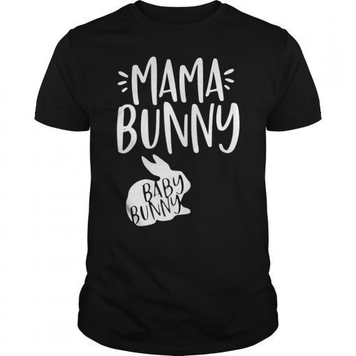 Mama Bunny Baby Bunny Gift For Kids Woman T-Shirt