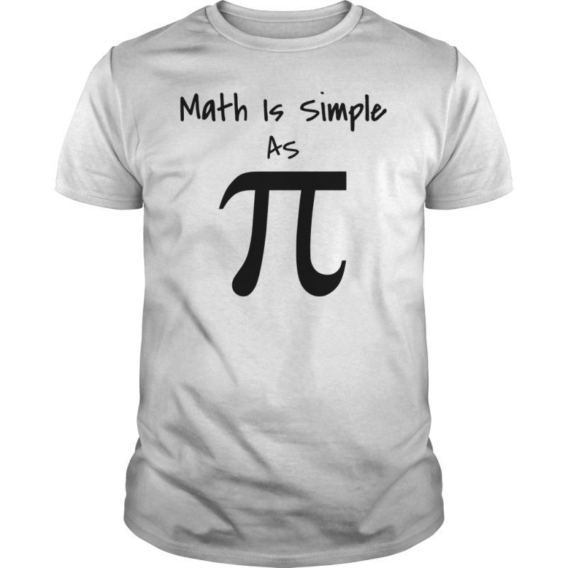 Math Is Simple As Pi Funny Math Pun Shirt Gift For Pi Day Hoodie Tank
