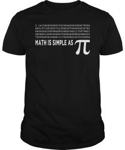 Math Is Simple As Pi Unisex Shirt