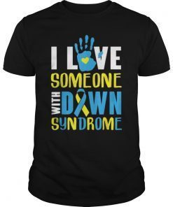 Mom Love World Down Syndrome Day T-Shirt Women Kids