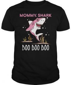Mommy Shark Autism Awareness T-Shirt For Mom Mother's