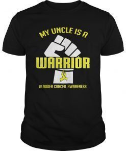 My Uncle is a Warrior Bladder Cancer Awareness Shirt