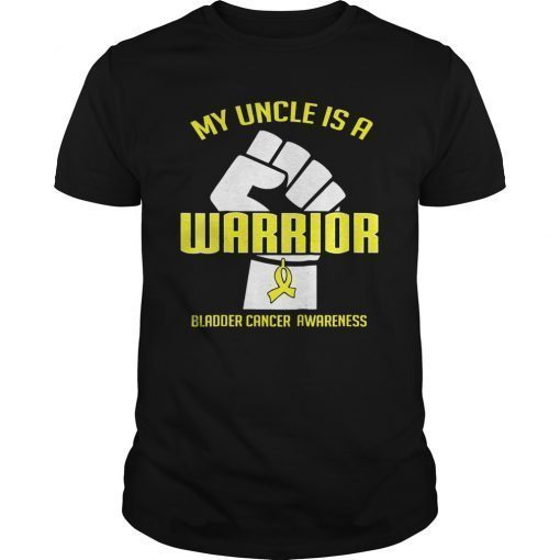 My Uncle is a Warrior Bladder Cancer Awareness Shirt