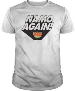 Namo Again Modiji 2019 Narendra Modi BJP Lotus T-Shirt