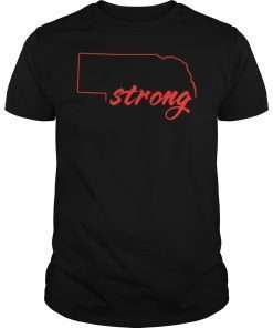 Nebraska Strong Map T-Shirt