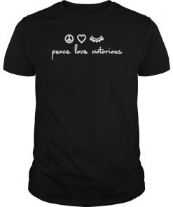 Peace Love Notorious RBG TShirt
