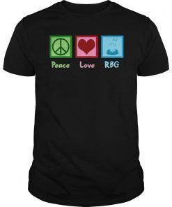 Peace Love Notorious RBG Tee Shirt