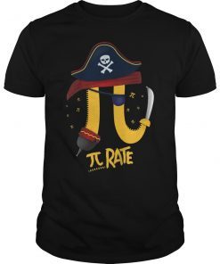Pi Rate Pi Day Shirt Pirate Math 2019