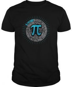 Pi Spiral Novelty Shirt for Pi Day T Shirt Math Teacher 3.14