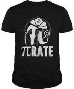 Pirate Pi Shirt Cute Pie Math Wizards T-Shirt Gifts