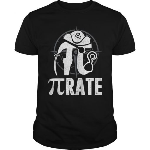 Pirate Pi Shirt Cute Pie Math Wizards T-Shirt Gifts