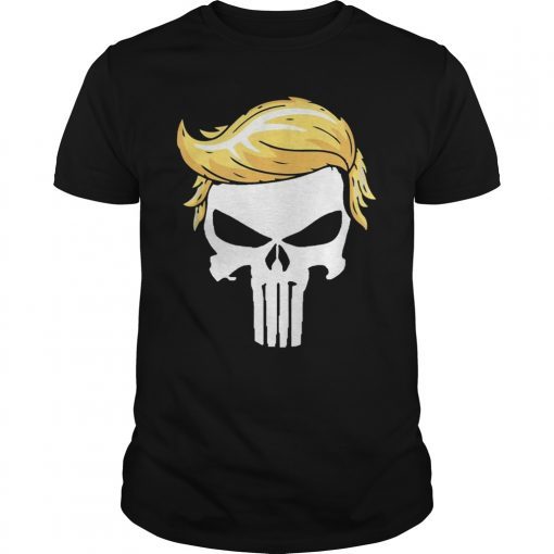 President Skull With Iconic Hair T-Shirt