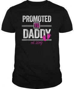 Promoted To DADDY Est 2019 New DADDY Gifts Tshirt
