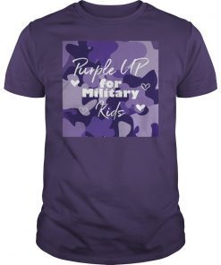 Purple Up For Military Kids Awareness Shirt