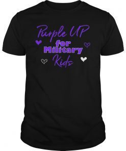 Purple Up For Military Kids Awareness T-Shirt