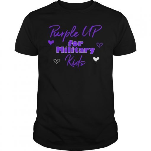 Purple Up For Military Kids Awareness T-Shirt