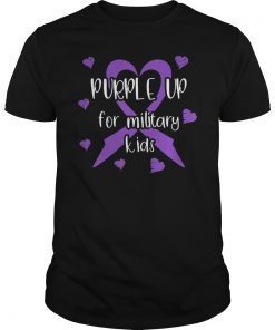 Purple Up For Military Kids Shirt