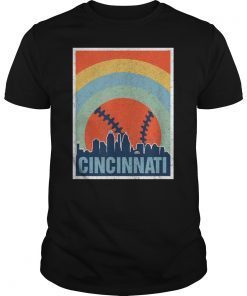 Retro Vintage Cincinnati Baseball Shirt