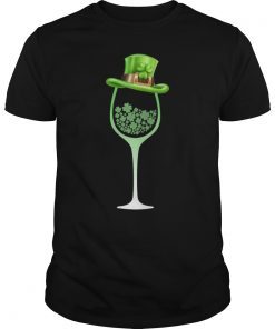 St Patricks Day Wine Shamrock Irish Shirt