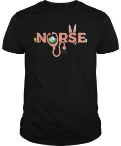 Stethoscope Nurse Tail Easter Bunny Gifts Shirt