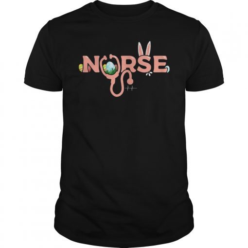 Stethoscope Nurse Tail Easter Bunny Gifts Shirt