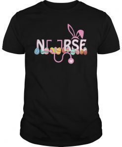 Stethoscope Nurse Tail Funny Easter Bunny Shirt