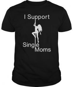 Stripper T-shirt, I Support Single Moms