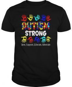 Strong love, support, educate, advocate tshirt for men & wom