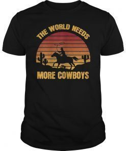 The World Needs More Cowboys Vintage T-Shirt
