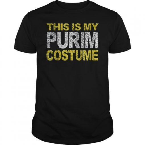 This is My Purim Costume Funny Jewish Costume T Shirt