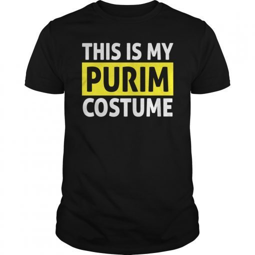 This is My Purim Costume Shirt Jewish Costume Shirt