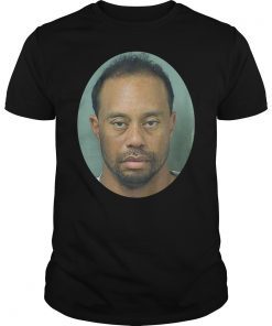 Tiger Woods Mugshot Funny T-Shirt