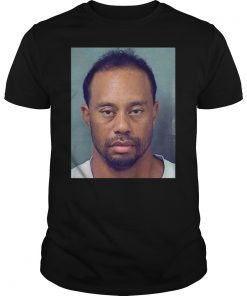 Tiger Woods Mugshot Shirt