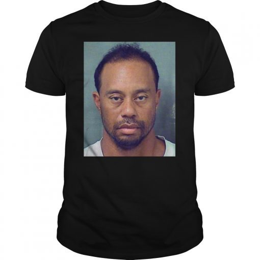 Tiger Woods Mugshot Shirt