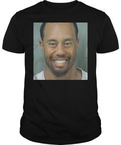 Tiger Woods Mugshot Smile Shirt