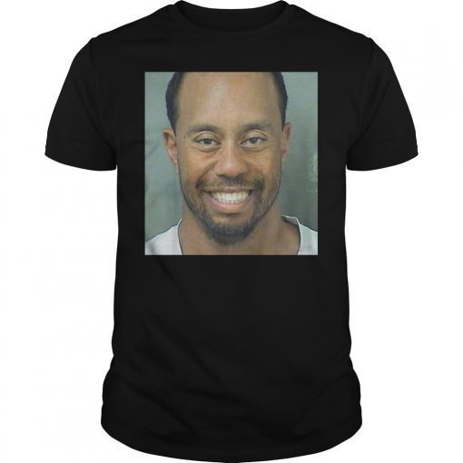 Tiger Woods Mugshot Smile Shirt