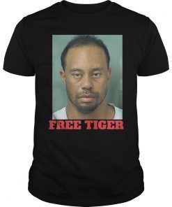 Tiger Woods Mugshot Tee Shirt