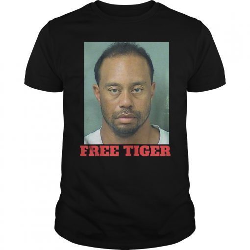 Tiger Woods Mugshot Tee Shirt