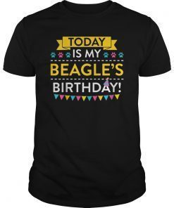 Today It's My Beagle Bday T-shirt for Beagle Lovers