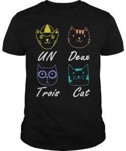 Un Deux Trois Cat Shirt French