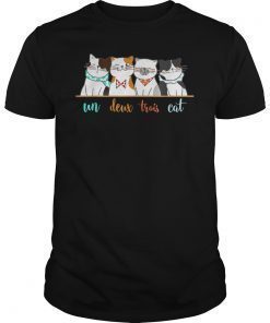 Un Deux Trois Cat Shirt Gift For Cat Lovers
