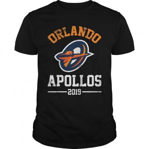 Vintage Orlando Football Apollos T-Shirt For Fans 2019