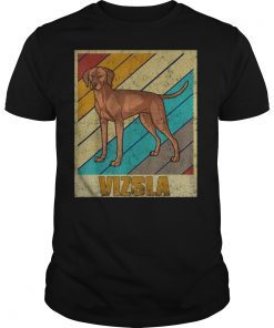 Vizsla Dog T Shirt Retro Vintage Novelty Birthday