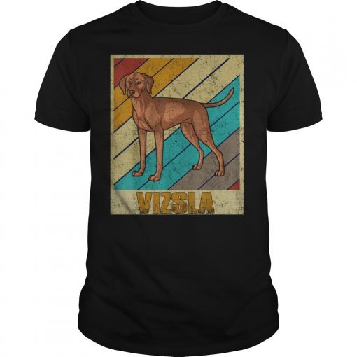 Vizsla Dog T Shirt Retro Vintage Novelty Birthday