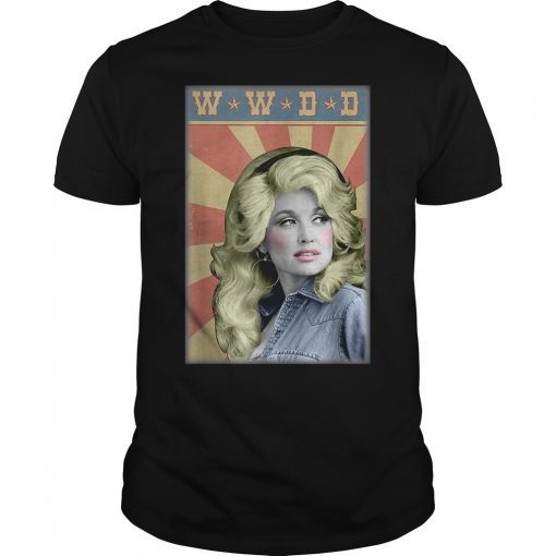 W-W-D-D Funny Dolly Vintage Distressed Retro Tee Shirt